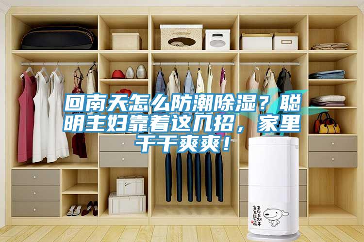 回南天怎么防潮除濕？聰明主婦靠著這幾招，家里干干爽爽！