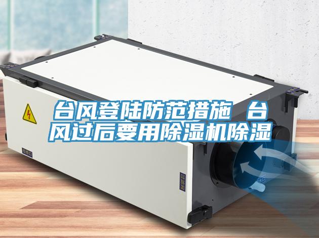 臺風登陸防范措施 臺風過后要用除濕機除濕
