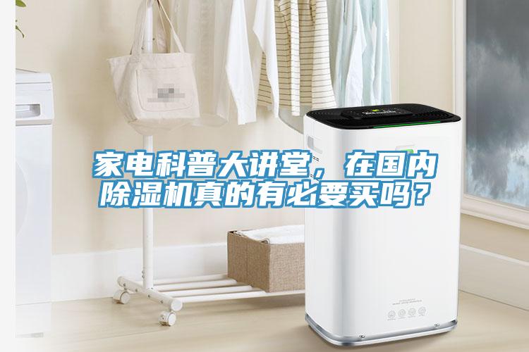 家電科普大講堂，在國內除濕機真的有必要買嗎？