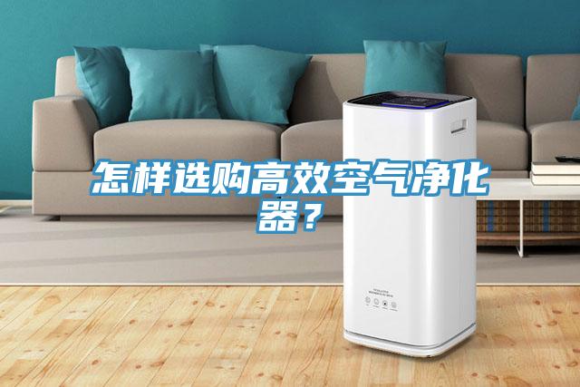 怎樣選購(gòu)高效空氣凈化器？