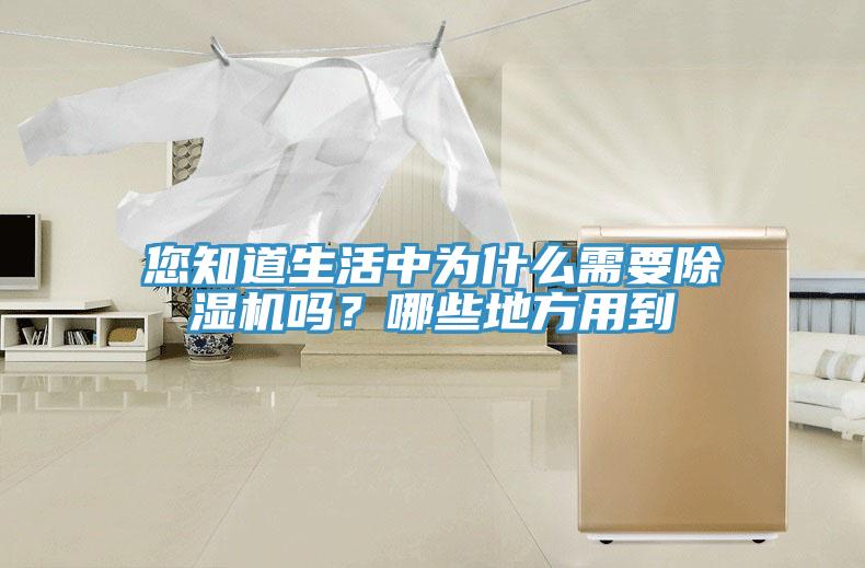 您知道生活中為什么需要除濕機嗎？哪些地方用到