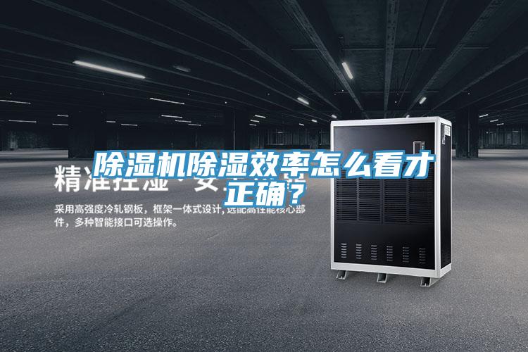 除濕機(jī)除濕效率怎么看才正確？