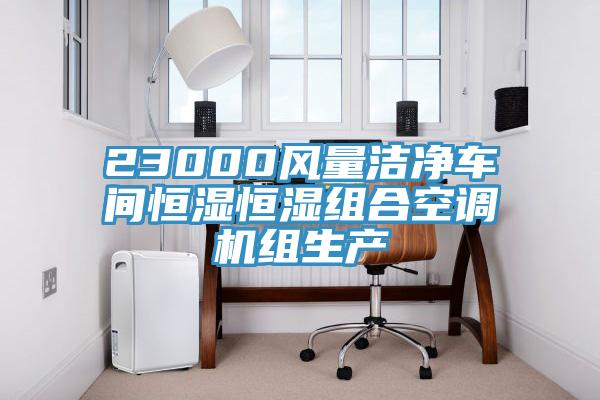 23000風量潔凈車間恒濕恒濕組合空調機組生產