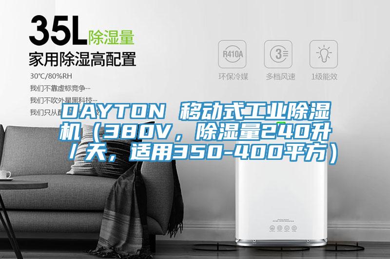 DAYTON 移動(dòng)式工業(yè)除濕機(jī)（380V，除濕量240升／天，適用350-400平方）
