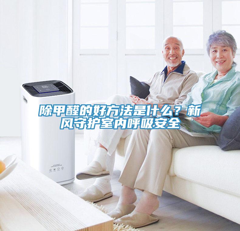 除甲醛的好方法是什么？新風守護室內呼吸安全
