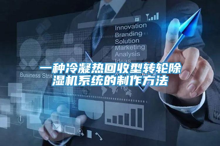 一種冷凝熱回收型轉(zhuǎn)輪除濕機系統(tǒng)的制作方法