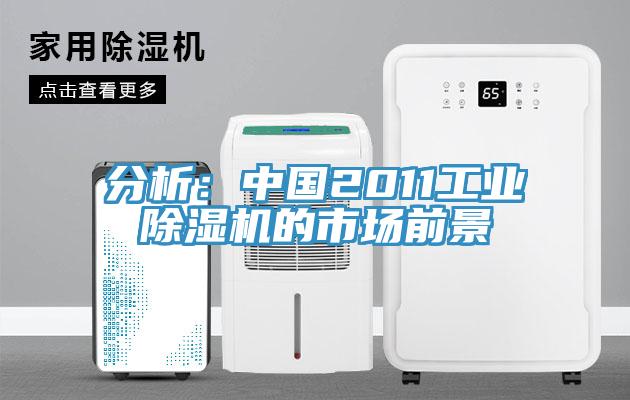 分析：中國2011工業除濕機的市場前景