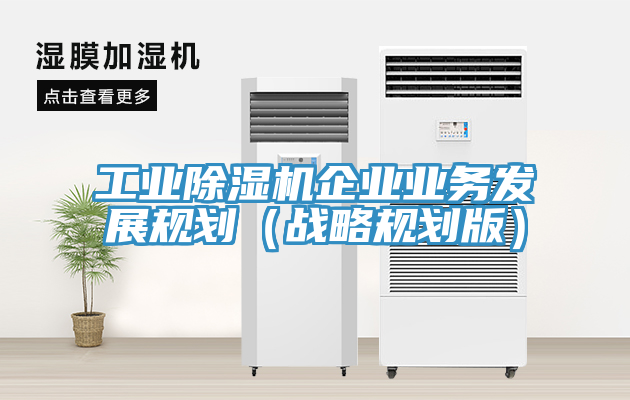 工業除濕機企業業務發展規劃（戰略規劃版）