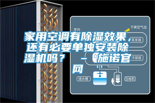 家用空調(diào)有除濕效果，還有必要單獨安裝除濕機嗎？ – 施諾官網(wǎng)