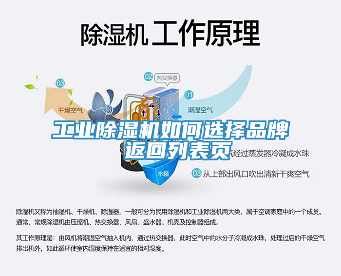 工業(yè)除濕機(jī)如何選擇品牌 返回列表頁
