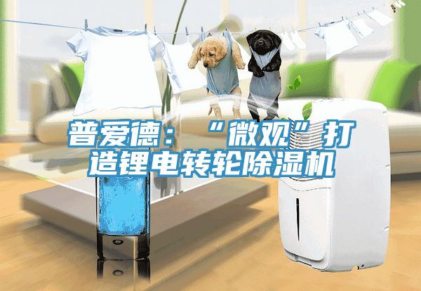 普愛德：“微觀”打造鋰電轉輪除濕機
