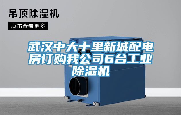 武漢中大十里新城配電房訂購我公司6臺工業除濕機