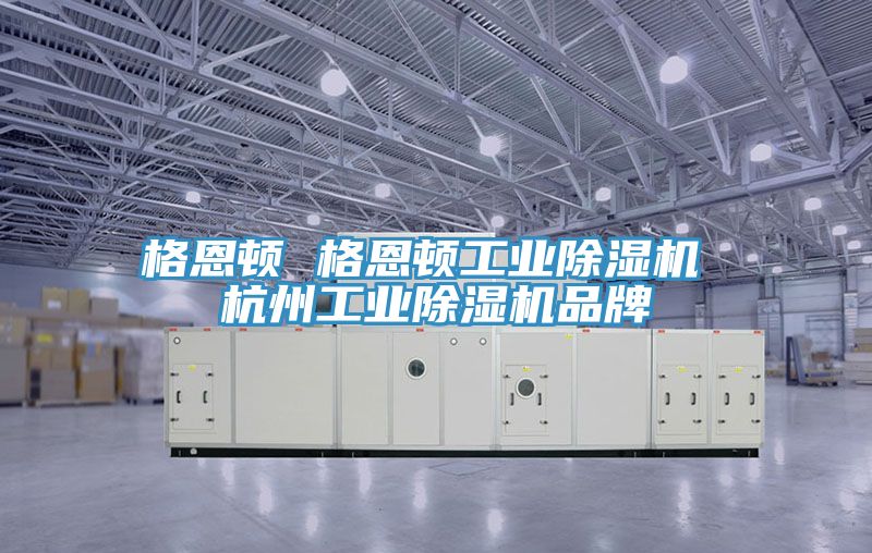 格恩頓 格恩頓工業除濕機 杭州工業除濕機品牌