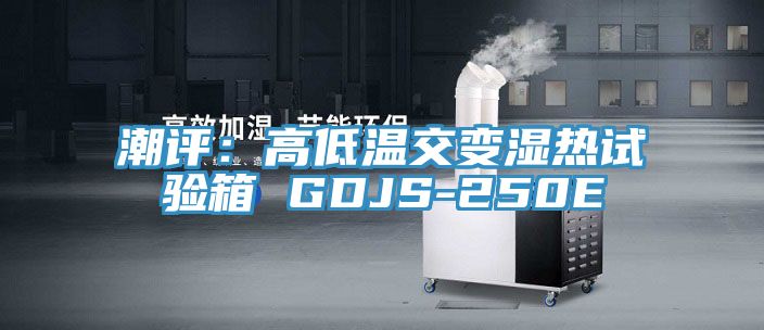 潮評：高低溫交變濕熱試驗箱 GDJS-250E