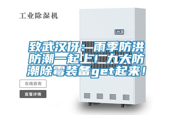 致武漢伢：雨季防洪防潮一起上！九大防潮除霉裝備get起來(lái)！