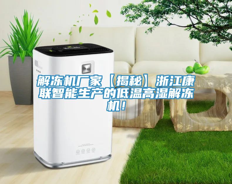 解凍機廠家【揭秘】浙江康聯智能生產的低溫高濕解凍機！