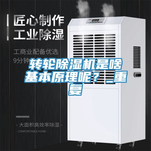轉(zhuǎn)輪除濕機(jī)是啥基本原理呢？_重復(fù)