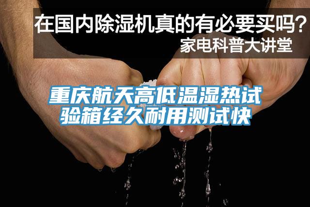 重慶航天高低溫濕熱試驗箱經久耐用測試快