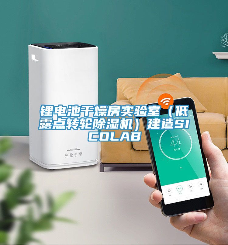 鋰電池干燥房實驗室（低露點轉輪除濕機）建造SICOLAB