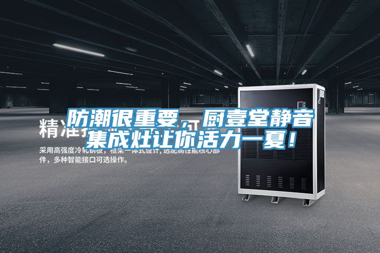 防潮很重要，廚壹堂靜音集成灶讓你活力一夏！