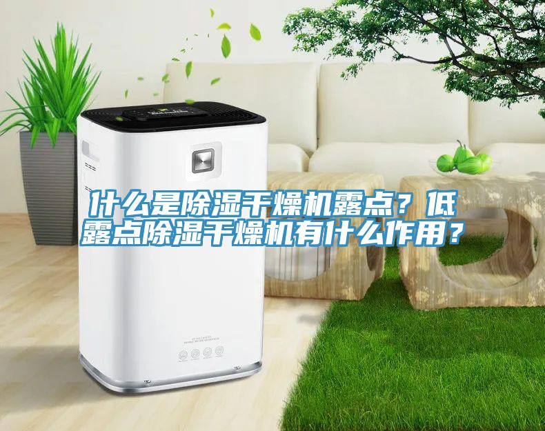 什么是除濕干燥機(jī)露點(diǎn)？低露點(diǎn)除濕干燥機(jī)有什么作用？